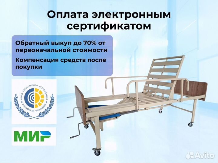Кровать медицинская функциональная
