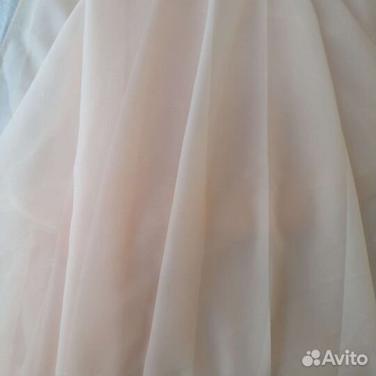 Тюль вуаль розовая. Высота 280 см