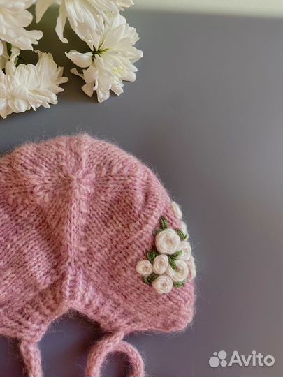 Чепчик вязаный