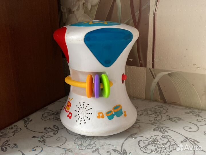Барабан Fisher price свет музыка