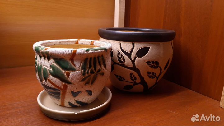 Горшок керамический (красивое)