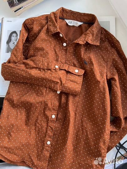 Рубашка для мальчика 122 128