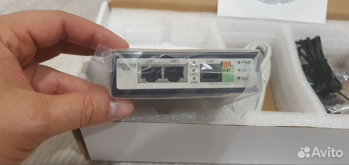 Osnovo TR-IP2 удлинитель Ethernet 2 штуки