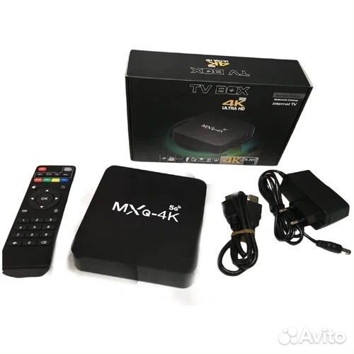 Прошитая Tv приставка MXQ Pro 4k android тв