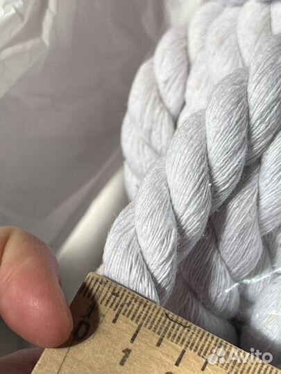 Хлопковая крученая веревка шпагат для рукоделия