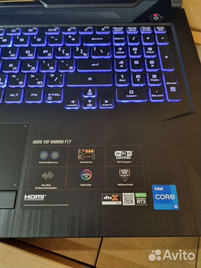 Ноутбук asus TUF Gaming F17 3050ti