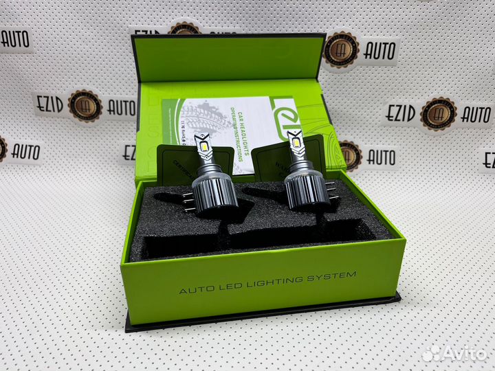 LED светодиодные лампы Н15 50W 50Вт