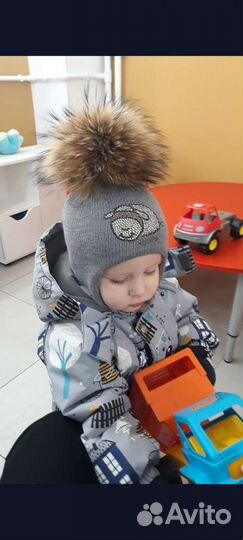Шапка детская (весна, осень)