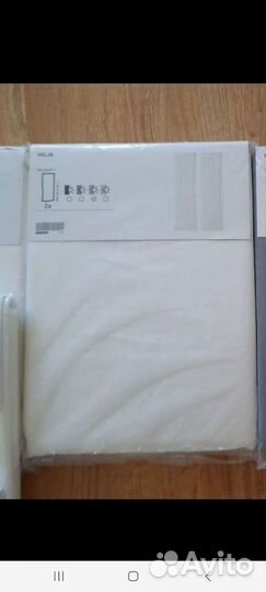 Шторы белые Хилья,тюль Альвине,Лиль, Хилдрун