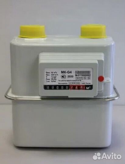 Газовый счетчик вк-G4, mк-G4, 2023г