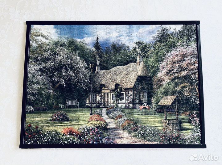 Пазл картина 2000 деревенский домик ретро