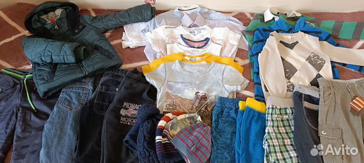 Вещи пакетом на мальчика с 4 до 6 лет