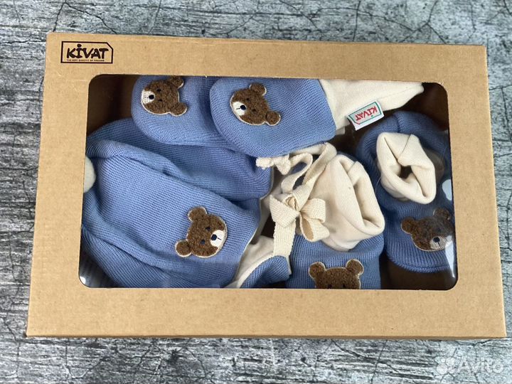 Наборчики kivat шерстяные, 0-6мес