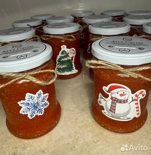 Красная икра форели