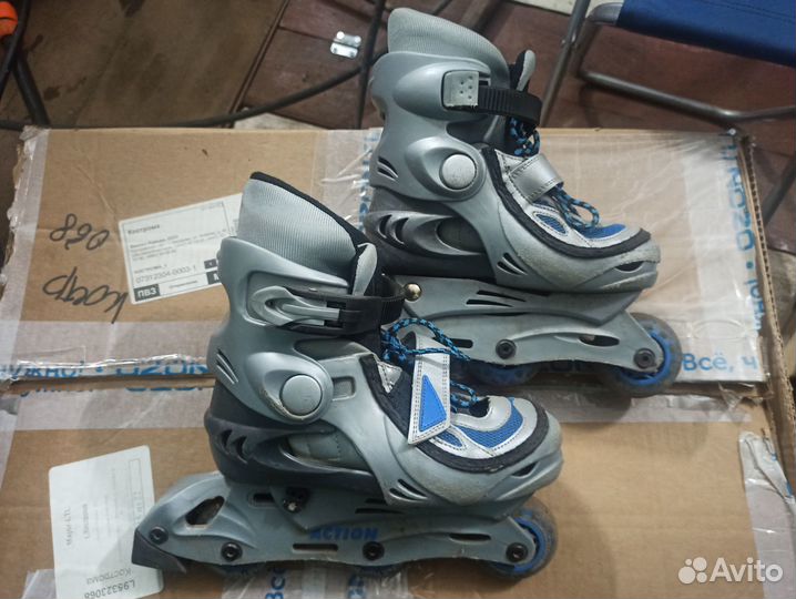 Роликовые коньки детские раздвижные