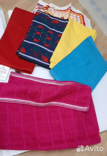 Махровые,хлопок лён полотенца новые и пароварка