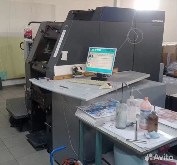 Офсетная печатная 4х кр. машина Heidelberg DI46-4+