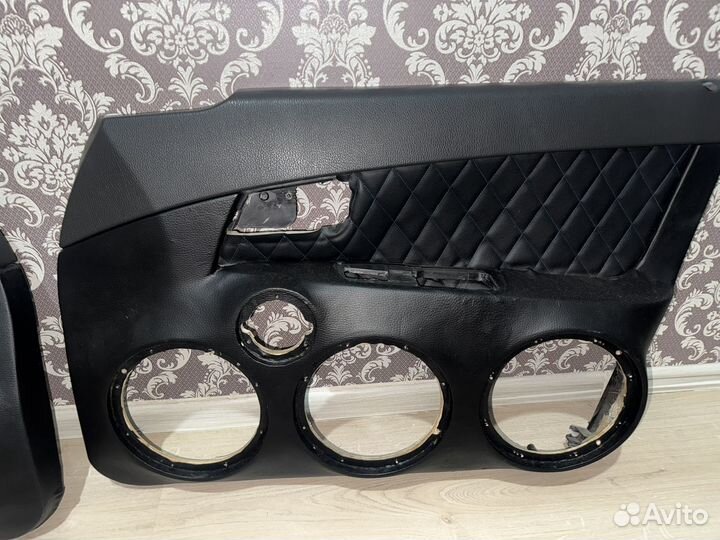 Дверные карты под автозвук priora