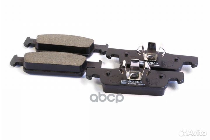 Тормозные колодки, дисковые, передние (1 компл