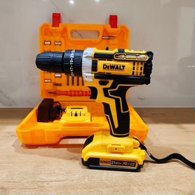 Шуруповерт dewalt ударный 21 в с битами