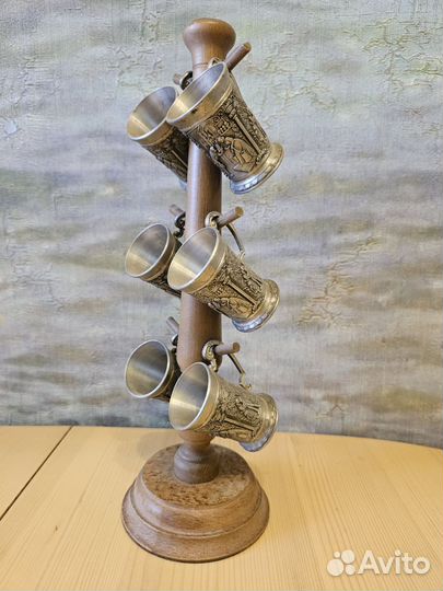 Оловянные рюмки Германия. SKS zinn