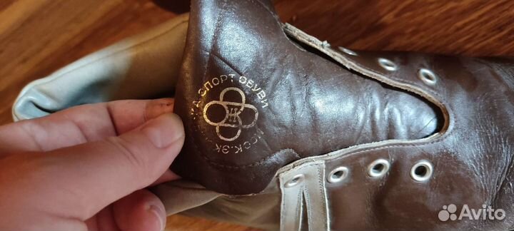 Лыжные ботинки СССР с креплением