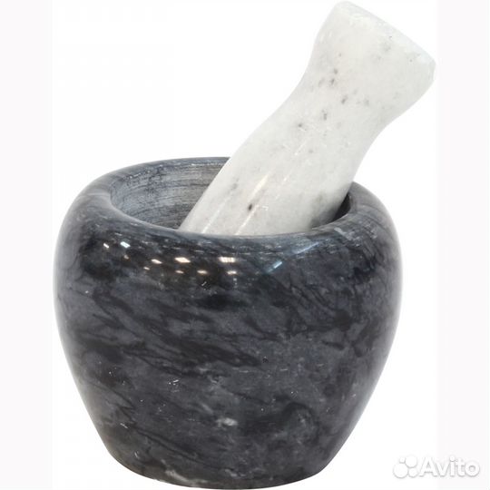Ступка с пестиком 10*7,5см мрамор