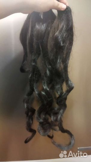 Накладные волосы на заколках