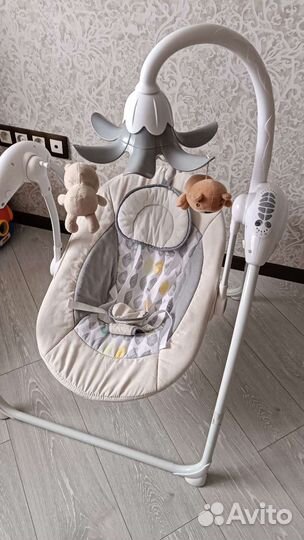 Детские электронные качели для новорожденных