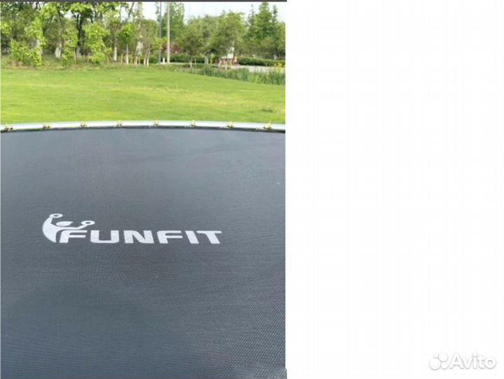 Батут уличный с защитной сеткой