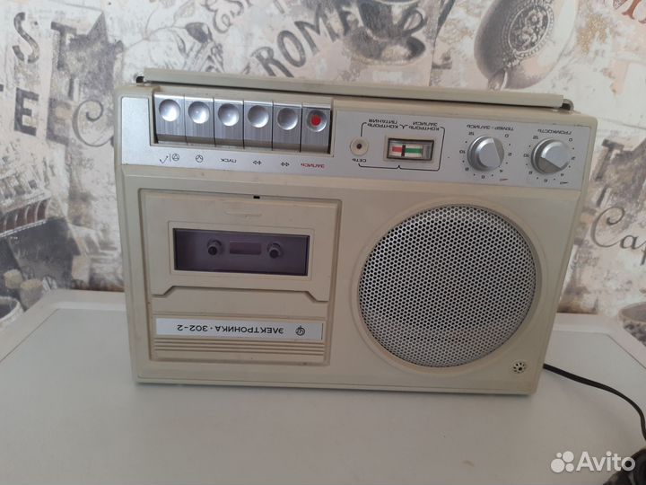 Кассетный магнитофон электроника 302-2