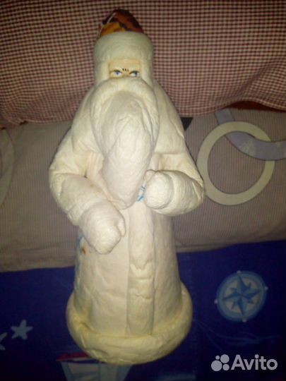 Дед мороз ватный СССР