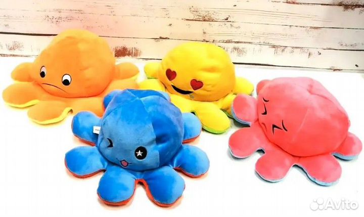 Игрушка перевертыш осьминог