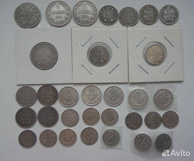 1мар1865г-90г25-50пен.1889г-1917г р.фин(серебро)