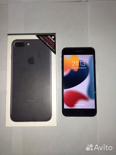 iPhone 7 plus 32gb jet black