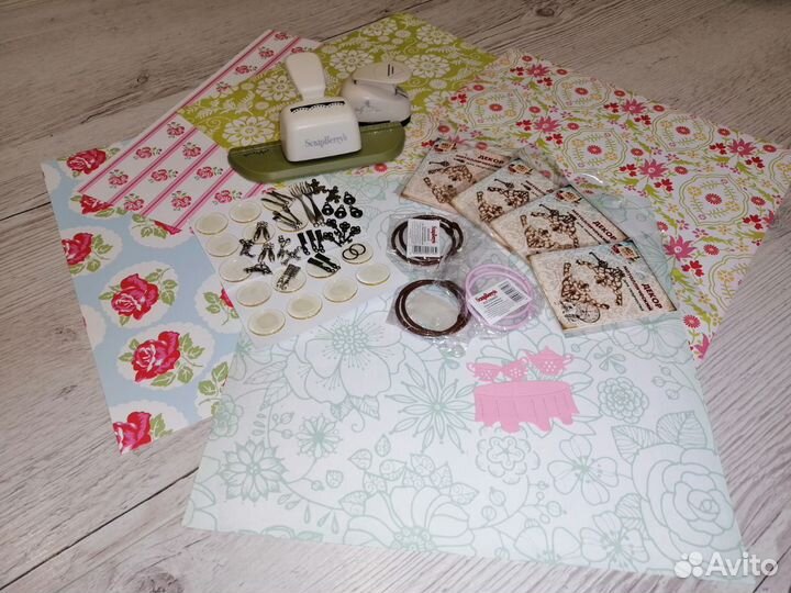Материалы инструменты для скрапбукинга