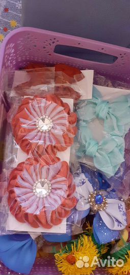Заколки резинки,новые для девочки