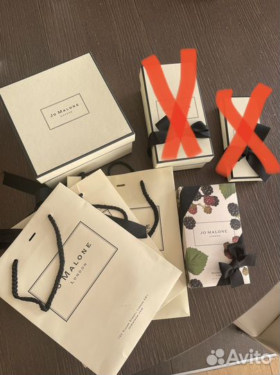 Коробка пакет jo malone оригинал