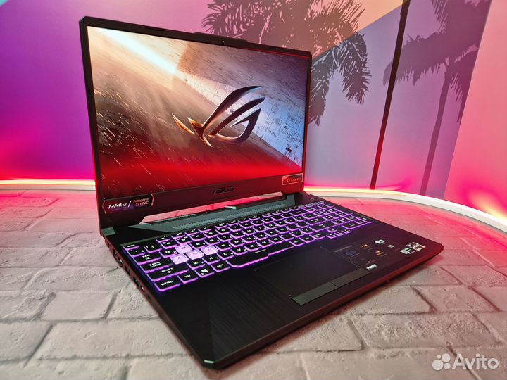 Игровой ноутбук Asus Ryzen 5 7535HS 16Гб RTX 144Гц