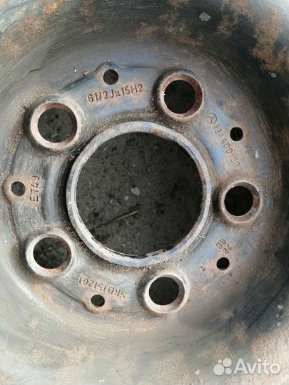 Диски на mercedes r 15 штампованные