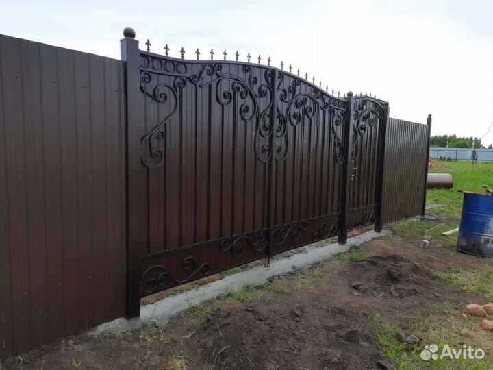 Кованые ворота и калитки