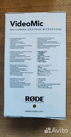 Rode videomic pro plus новый микрофон