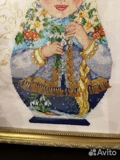 Картина вышитая крестом