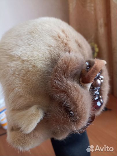 Шапка норковая женская