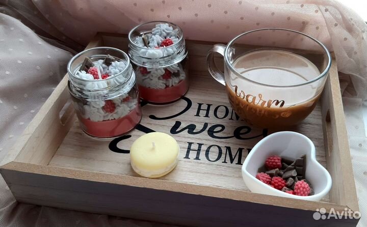 Ароматическая свеча ручной работы