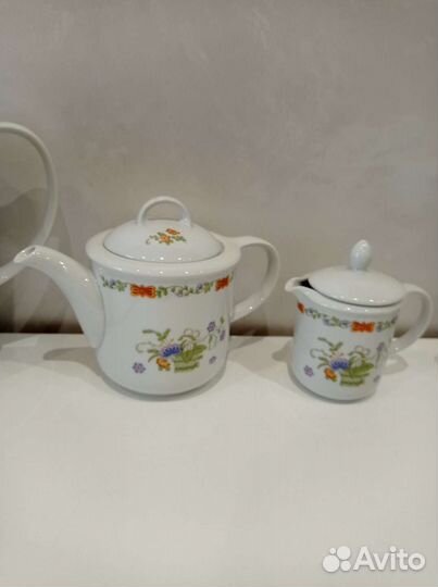 Чайный сервиз фарфор ГДР Jlmenau