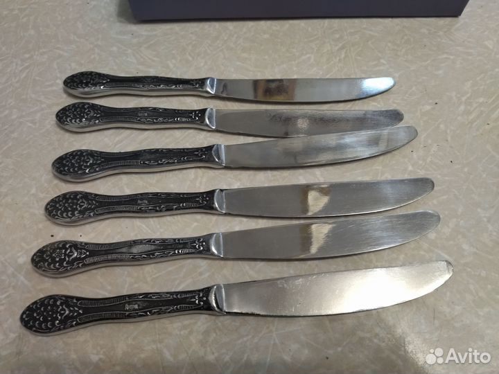 Набор столовых приборов вилки и ножи нерж СССР