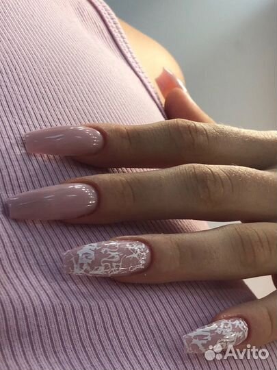 Наращивание ногтей на дому