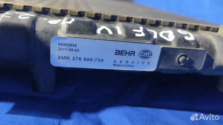 Радиатор охлаждения двигателя Volkswagen Golf 4 19