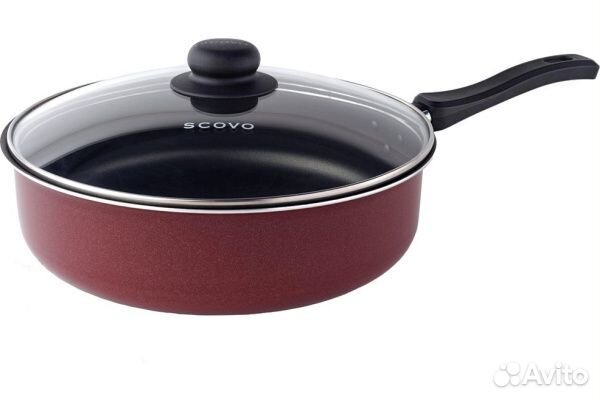 Сотейник Scovo expert 240 мм, стеклянная крышка сэ